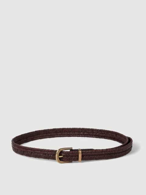 Brunello Cucinelli Stretch braided leather belt