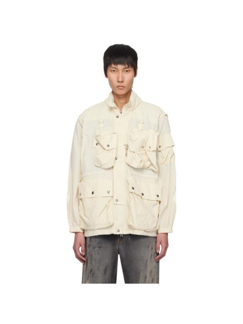 YOKE Beige Multi Pocket Jacket