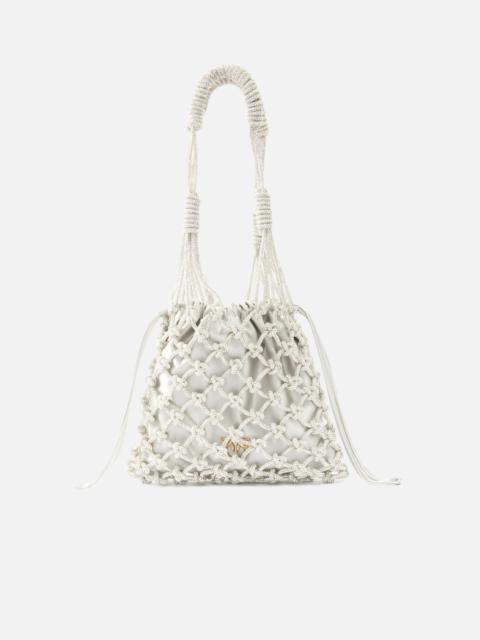 SMALL SHOULDER BAG WITH MICRO RHINESTONES