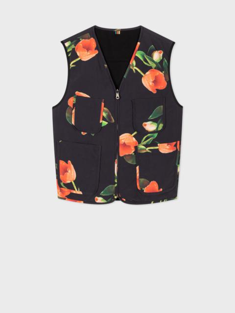 Paul Smith 'Tulip' Print Reversible Gilet