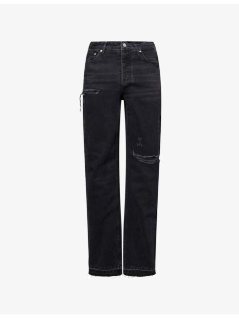 REPRESENT Heaton Distressed Denim Jeans