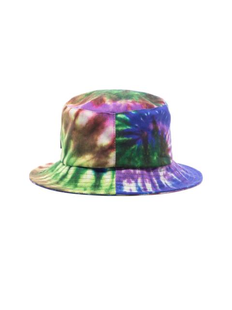 tie-dye logo bucket hat