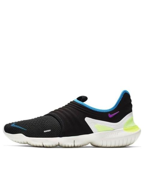 Nike Free RN Flyknit 3.0 'Black Hyper Violet' AQ5707-003