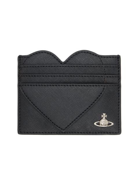 Vivienne Westwood Black Heart Card Holder