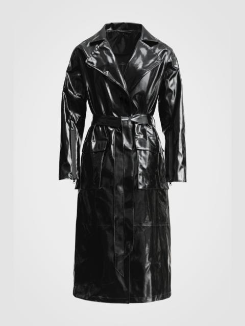 Stutterheim Kista Opal Trench Coat Black