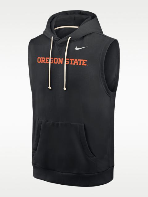 Nike Oregon State Beavers Men's Nike NCAA Sleeveless Fleece Hoodie