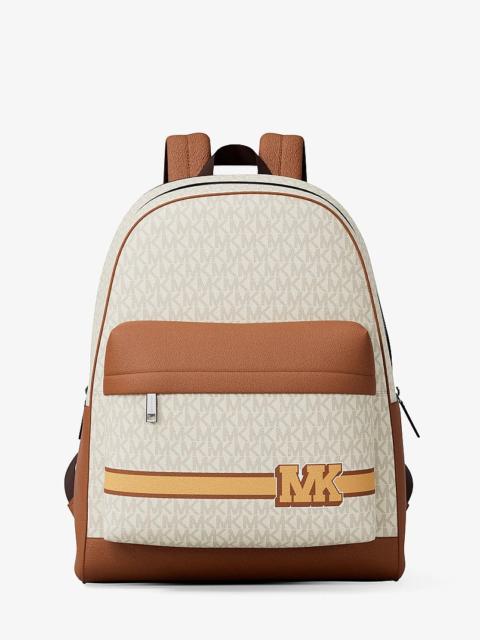 MICHAEL KORS Pacey Embellished Striped Signature Logo Backpack