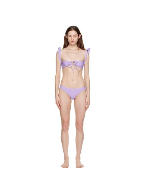 GUIZIO SSENSE Exclusive Purple Mona Bikini