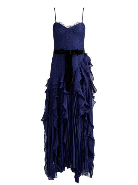 Alice + Olivia MILLA LACE MAXI DRESS