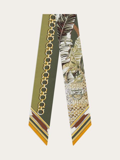 FERRAGAMO Feline print mini bandeau