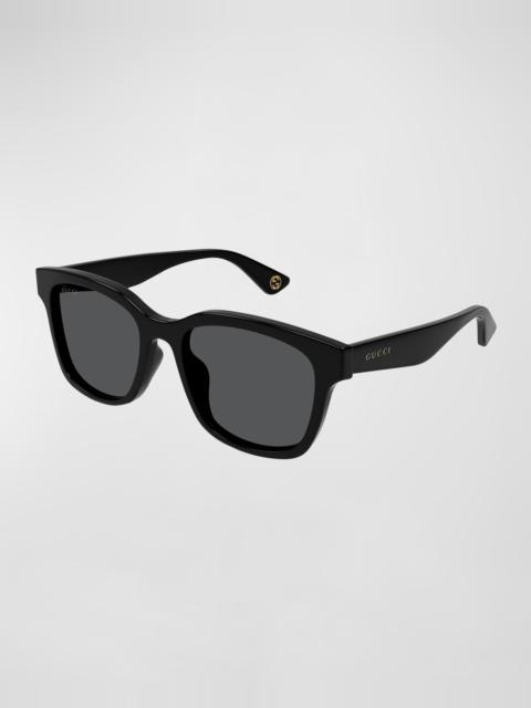 Men's Rectangle Acetate Sunglasses