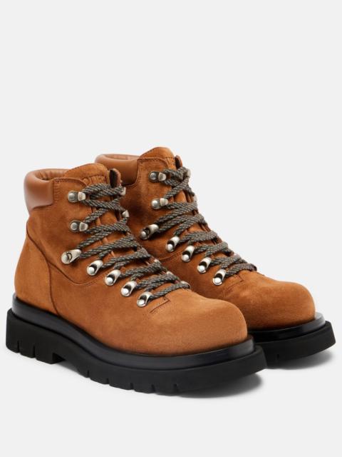 Bottega Veneta Suede lace-up boots