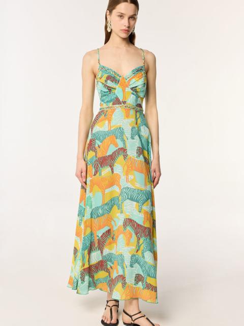 Poupette St Barth Long Dress Cara - Mint Ashanti