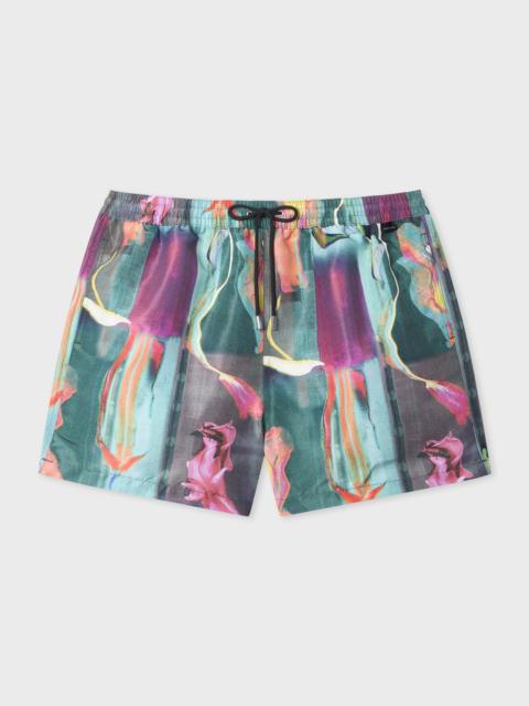 Paul Smith 'Glitch Floral' Print Swim Shorts