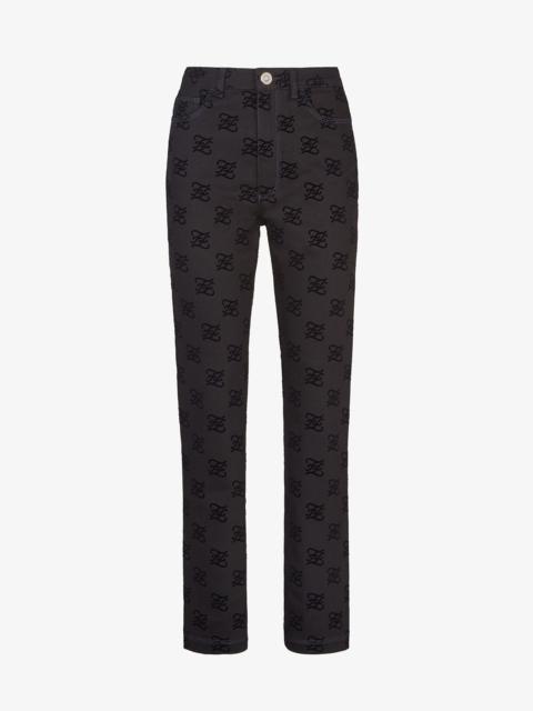 FENDI Black denim pants