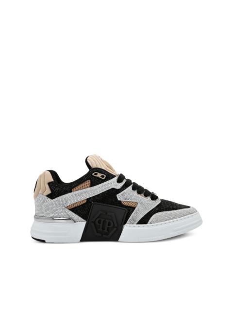 PHILIPP PLEIN Strass crystal-embellished sneakers