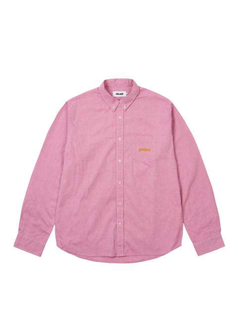 PALACE PALACE OXFORD SHIRT BURGUNDY
