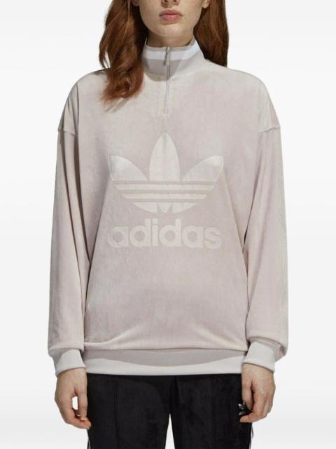 adidas half-zip sweatshirt