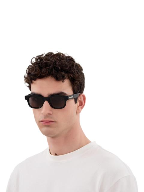 Bottega Veneta Men's Stretch Ribbon 49MM Square Sunglasses - Black