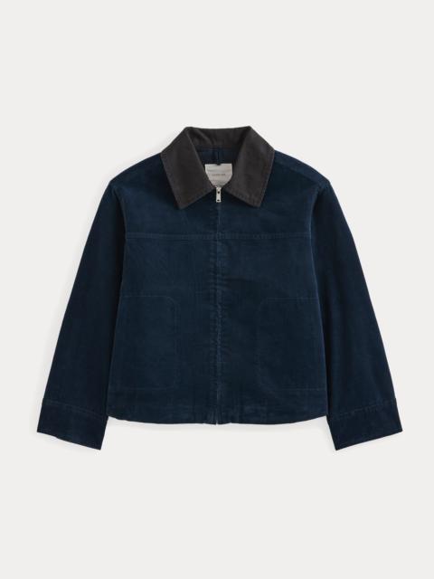 EVERLANE STRETCH CORDUROY ZIP JACKET
