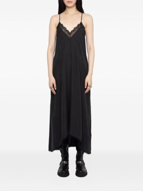 Zadig & Voltaire lace-trim midi dress
