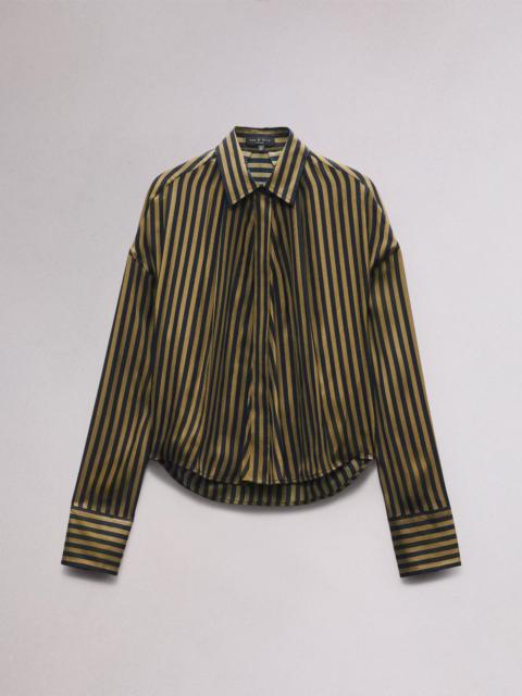 rag & bone Martha Silk-Blend Shirt