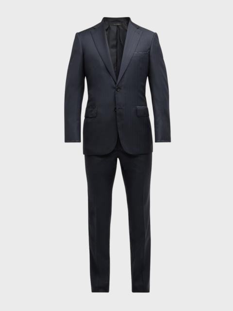 Brioni Men's Wool Pinstripe Suit