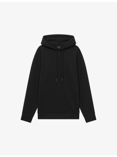 REISS Fabien long-sleeve stretch-jersey hoody