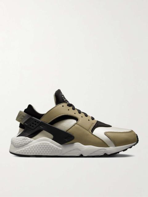 Nike Air Huarache Leather and Rubber-Trimmed Neoprene Sneakers