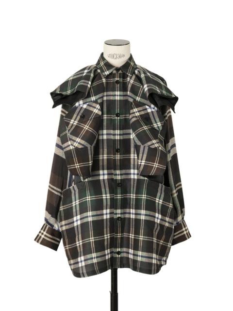 sacai Plaid Print Dress
