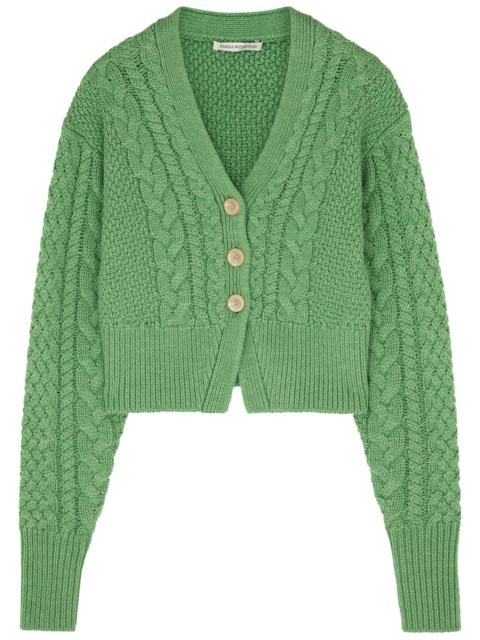 Jacks cable-knit wool cardigan
