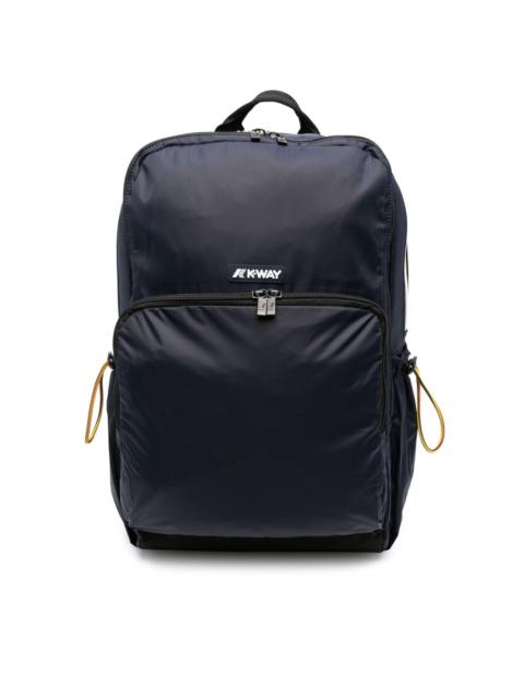 K-WAY logo-patch drawstring backpack