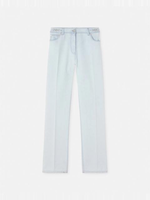 VERSACE Slashed Medusa Jeans | REVERSIBLE