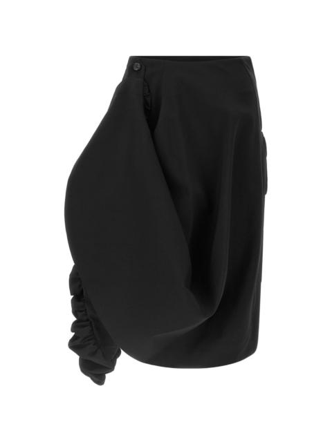 Comme Des Garçons asymmetrical draped skirt