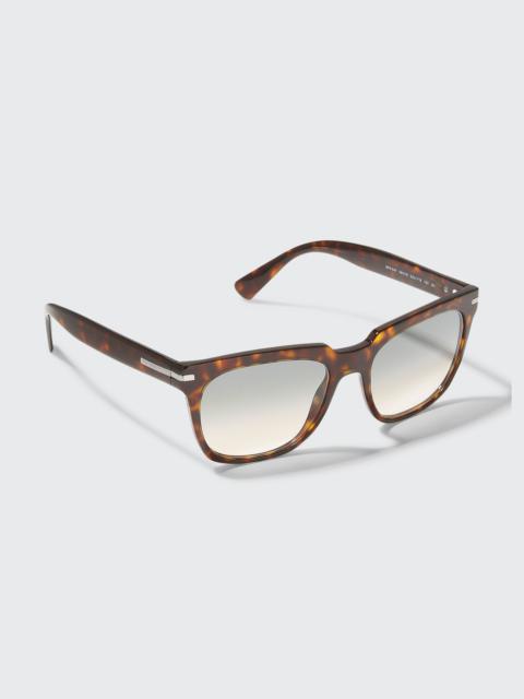 Men's 04ys Oval Acetate Sunglasses