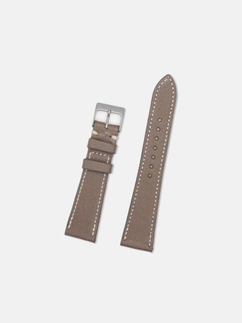 J. PRESS MADE-IN-USA GREY GOAT LEATHER WATCH STRAP