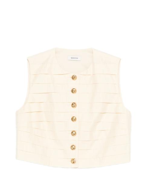 Sandro Kinsley button waistcoat