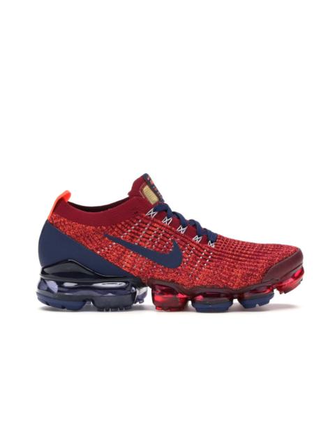 Nike Air VaporMax Flyknit 3 Noble Red Blue Void