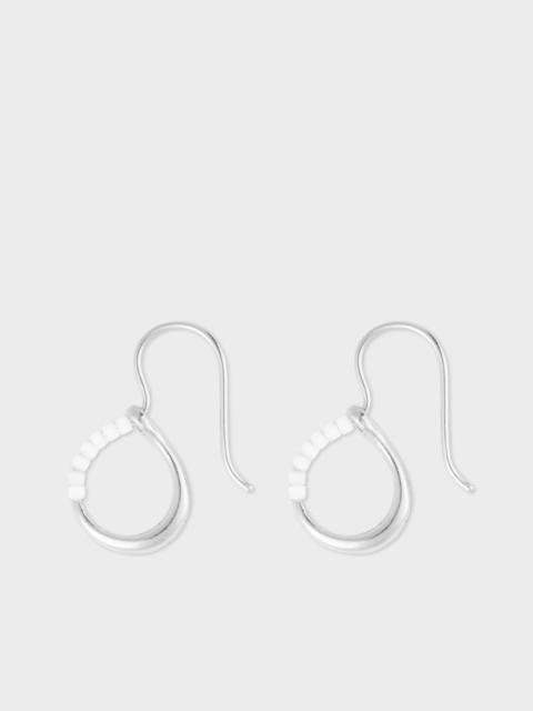 Paul Smith Miyuki Glass Bead Tiny Hoop Earrings by Helena Rohner