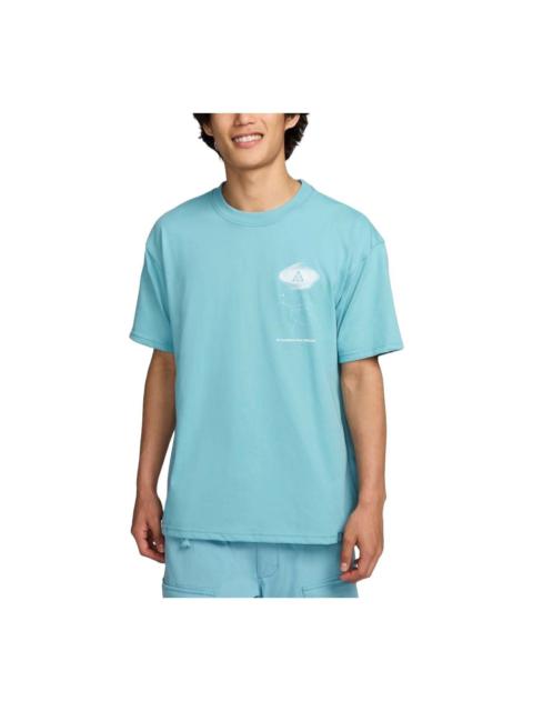 Nike Nike ACG Dri-FIT Graphic T-Shirt Asia Sizing 'Denim Turquoise' FZ5276-464