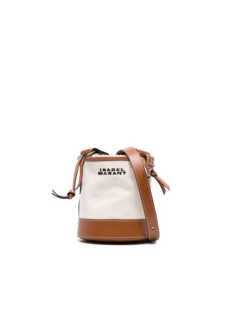 Isabel Marant small Samara logo-embroidered bucket bag