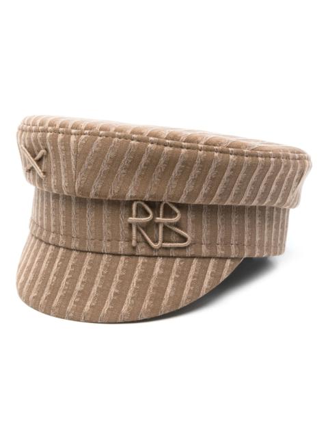RUSLAN BAGINSKIY striped baker boy cap