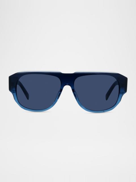 Givenchy Men's GV40115UM GV Day Acetate Square Sunglasses