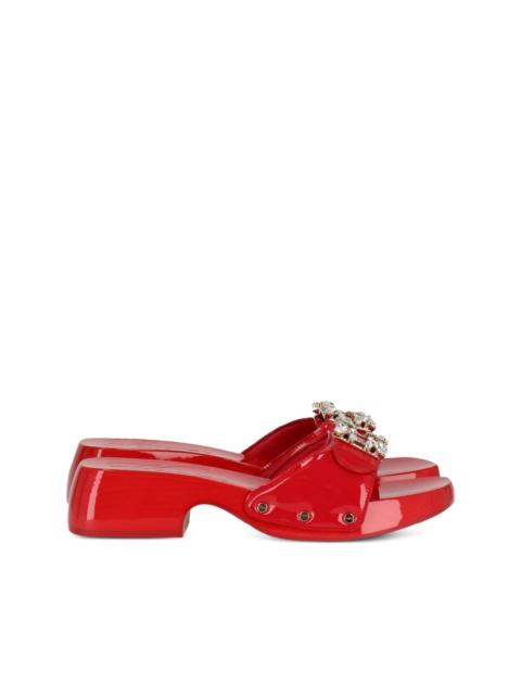 Roger Vivier 45mm crystal-embellished sandals