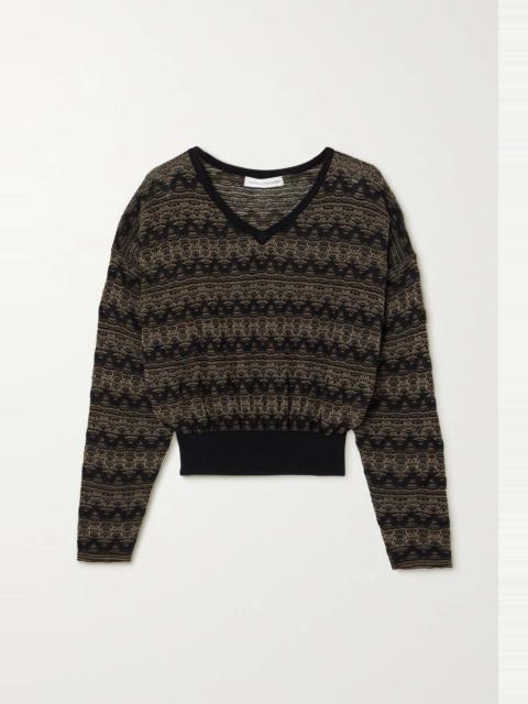 CHRISTOPHER ESBER Palais striped knitted sweater
