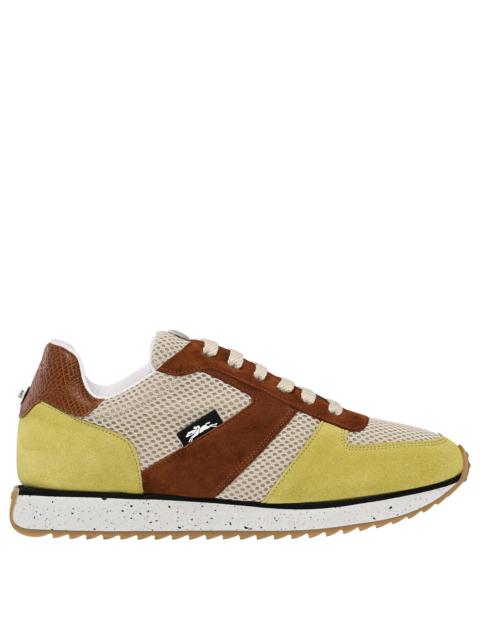 Longchamp Le Pliage Green Sneakers Bark - Leather