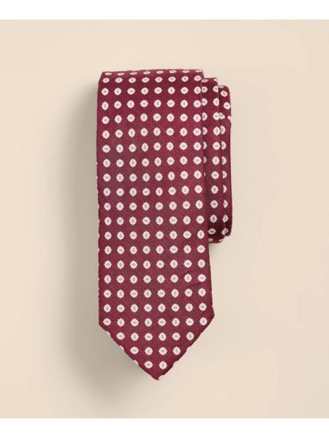 Brooks Brothers Silk Linen Flower Tie