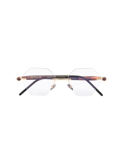 Kuboraum P54 octagonal-frame glasses