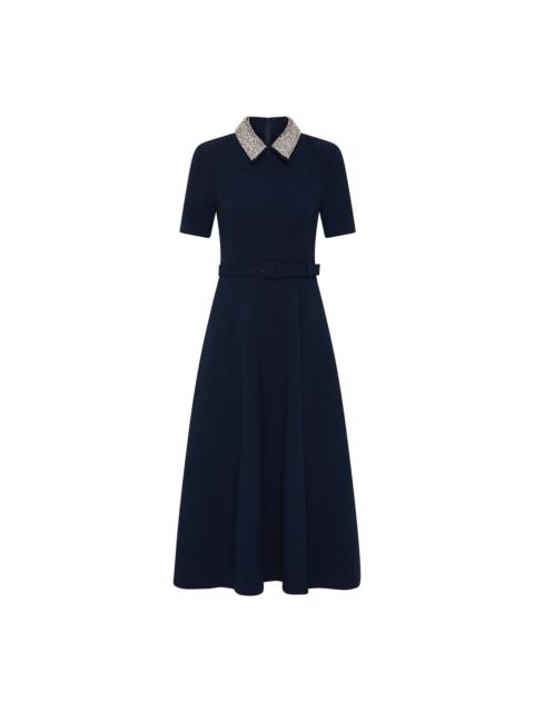 REBECCA VALLANCE Xena Short Sleeve Midi Dress