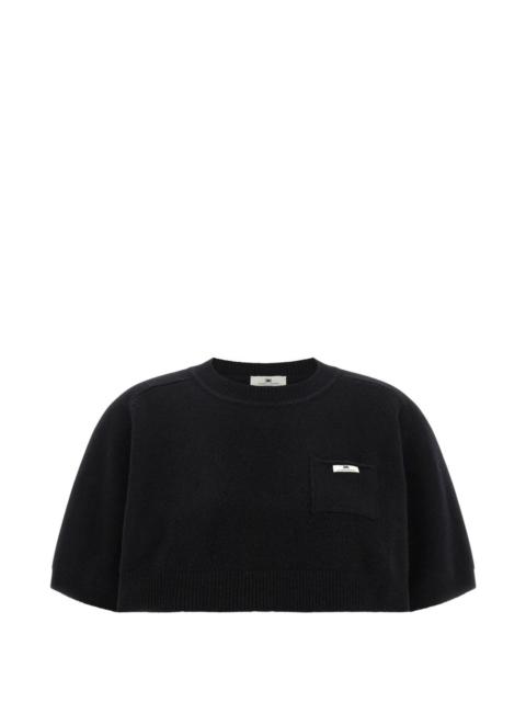 ELISABETTA FRANCHI wool and cashmere top